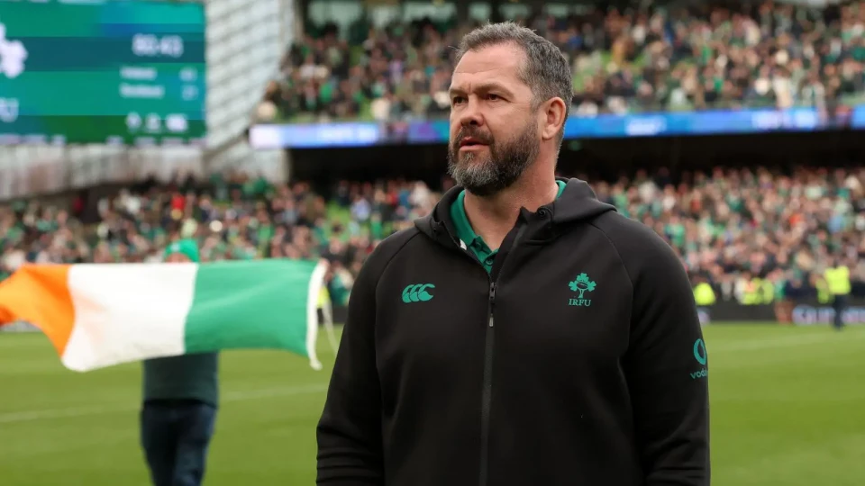 Ireland sign coach Andy Farrell through to 2031 Rugby World Cup