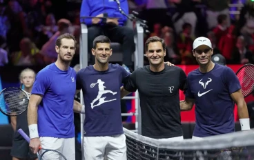 Andy Murray, Novak Djokovic, Roger Federer and Rafael Nadal