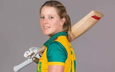 Anneke Bosch of South Africa poses for a portrait prior to the ICC Women's T20 World Cup 2024 on September 27, 2024 in Dubai, United Arab Emirates.