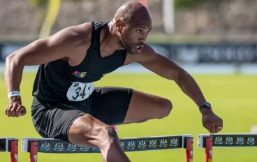 Three-time African 110m hurdles champion Antonio Alkana