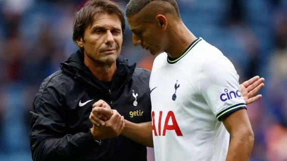 Tottenham forward Richarlison set for scan to determine extent of hamstring injury