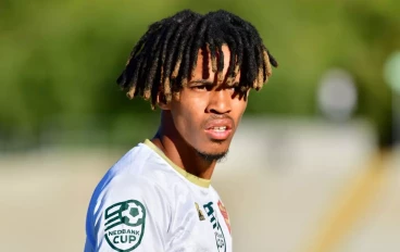 Antonio van Wyk of Stellenbosch FC during the Nedbank Cup, Quarter Final match between Stellenbosch FC and SuperSport United at Danie Craven Stadium on April 13, 2024 in Stellenbosch, South A