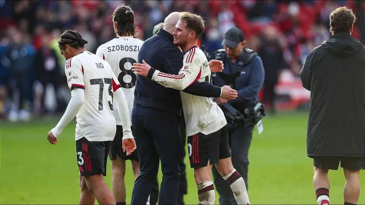 Arne Slot admits 'we got away with it' after Liverpool snatch late win Arne Slot admits 'we got away with it' after Liverpool snatch late win