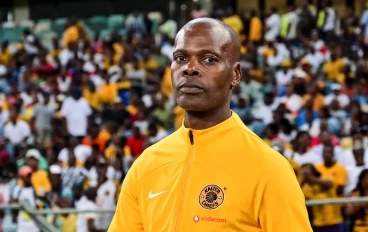 Arthur Zwane, head coach of Kaizer Chiefs during the DStv Premiership match between AmaZulu FC and Kaizer Chiefs at Moses Mabhida Stadium on January 13, 2023 in Durban, South Africa