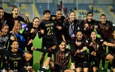 AS FAR celebrate after reaching CAF Women's Champions League final