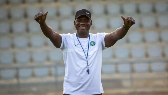 Austin Eguavoen denies stepping down as Super Eagles coach