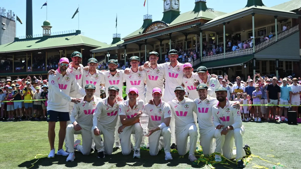 Australia wobble but seal Ashes 4-1 after five-wicket Sydney victory Australia wobble but seal Ashes 4-1 after five-wicket Sydney victory