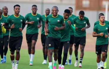 Bafana Bafana training ahead of Morocco clash in the 2023 AFCON - Picture by SAFA Media