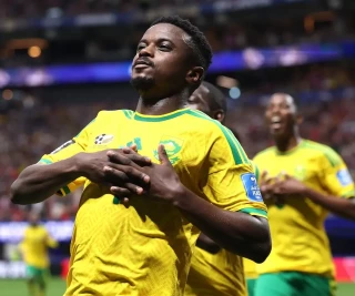 Bafana Bafana goalscorer vs Czechia Teboho Mokoena