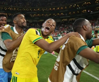 Bafana celebrations Moremi