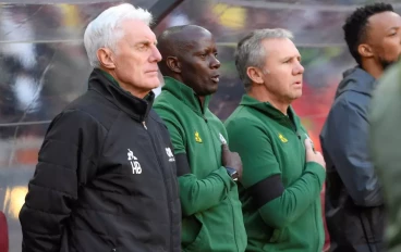 South Africa coach Hugo Broos during the Africa Cup of Nations, Qualifier match between South Africa and Morocco at FNB Stadium on June 17, 2023 in Johannesburg, South Africa.