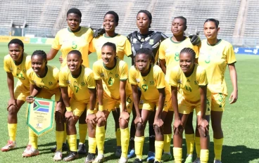 South Africa during the 2025 FIFA U17 Women's World Cup, qualifiers match between South Africa and Nigeria at Lucas Moripe Stadium on March 08, 2025 in Pretoria, South Africa.