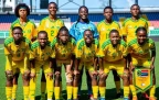 Katleho Malebana celebrates Bantwana victory in FIFA World Cup Qualifiers first leg
