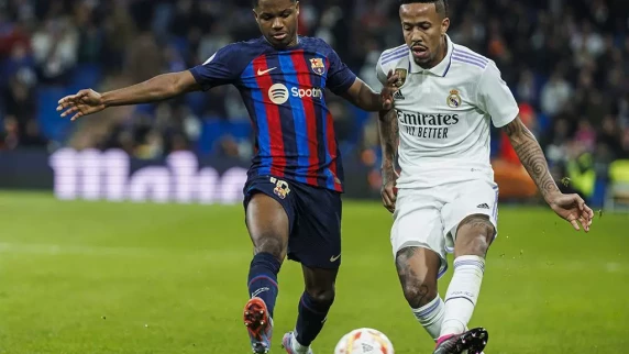 Eder Militao own goal gives Barcelona the upper hand in Copa del Rey semi-final