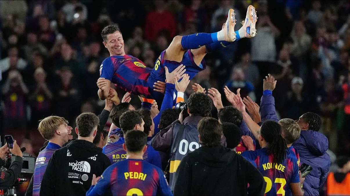 Barcelona celebrate, Girona sink and Valencia complete great La Liga relegation escape Barcelona celebrate, Girona sink and Valencia complete great La Liga relegation escape