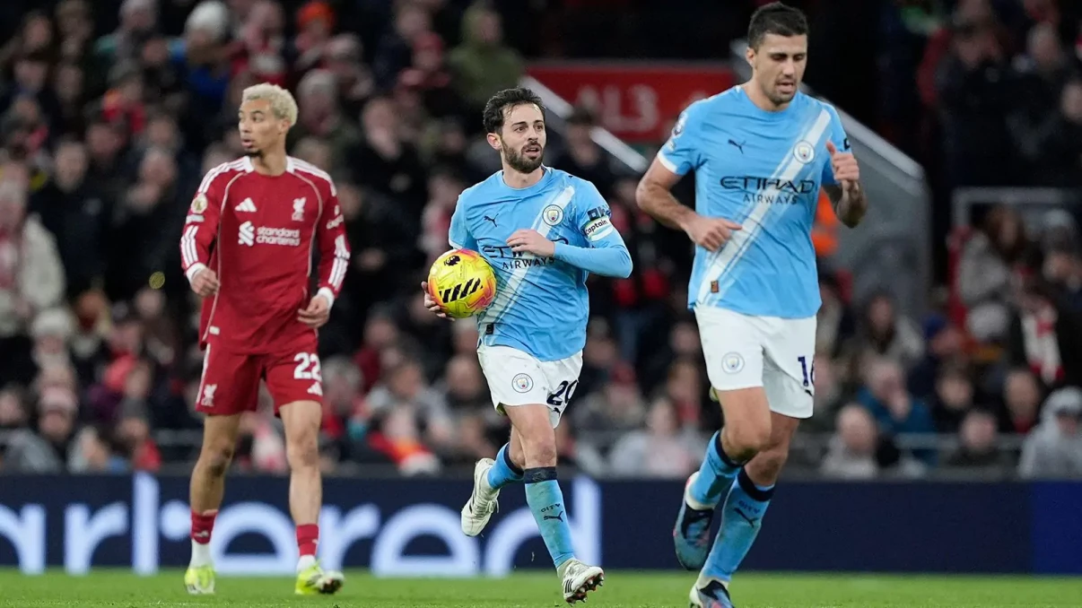 Bernardo Silva elated to keep Manchester City title hopes alive after win at Liverpool Bernardo Silva elated to keep Manchester City title hopes alive after win at Liverpool