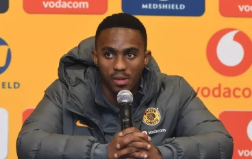 Njabulo Blom during the Kaizer Chiefs media briefing at Moses Mabhida Stadium on August 19, 2022 in Durban, South Africa