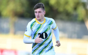 Bradley Cross of Golden Arrows during the DStv Premiership match between Polokwane City and Golden Arrows at Old Peter Mokaba Stadium on March 10, 2024 in Polokwane, South Africa.