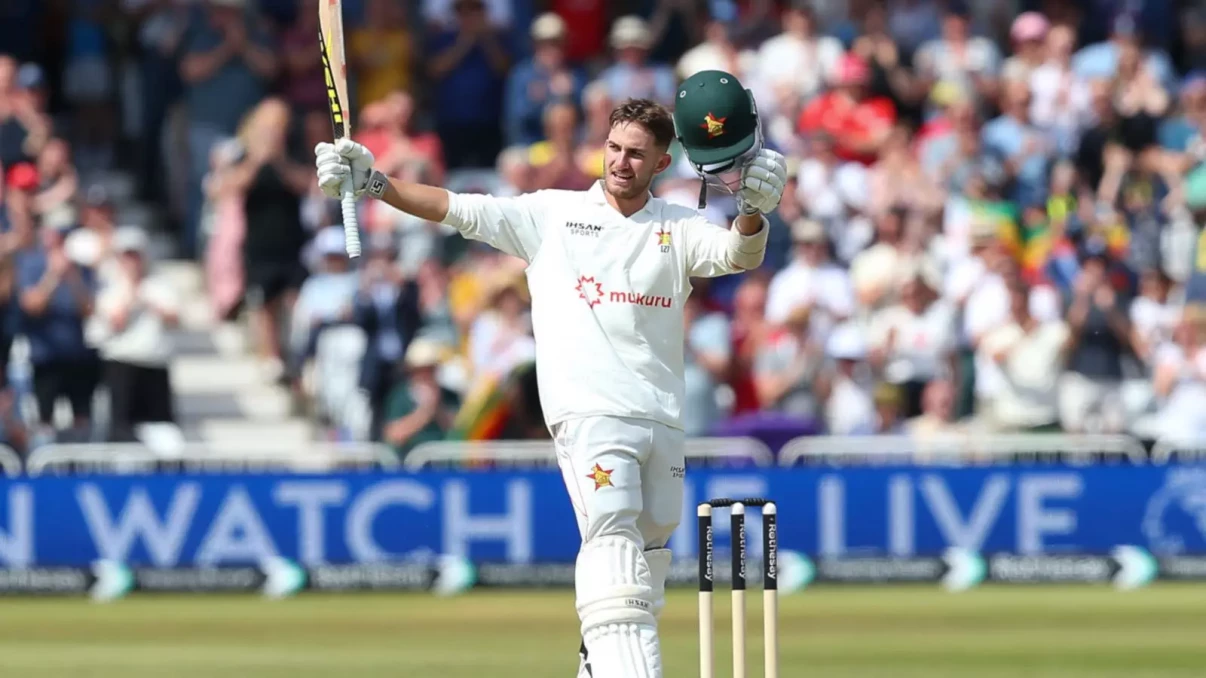 Brian Bennett makes history for Zimbabwe but England still on top in one-off Test