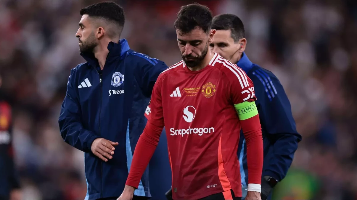 Bruno Fernandes vows to fight for Man Utd's future after Europa League defeat