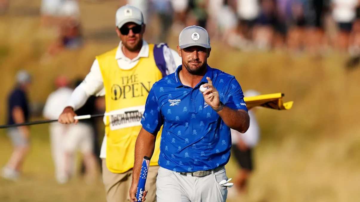 Bryson DeChambeau 'fired up' after controversial two-shot penalty at The Open Bryson DeChambeau 'fired up' after controversial two-shot penalty at The Open