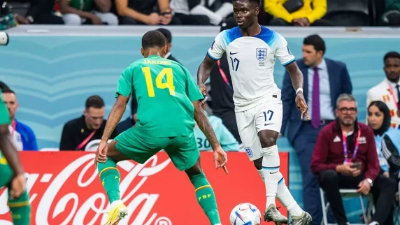 Harry Kane and Bukayo Saka fire England to qualifying victory over Ukraine