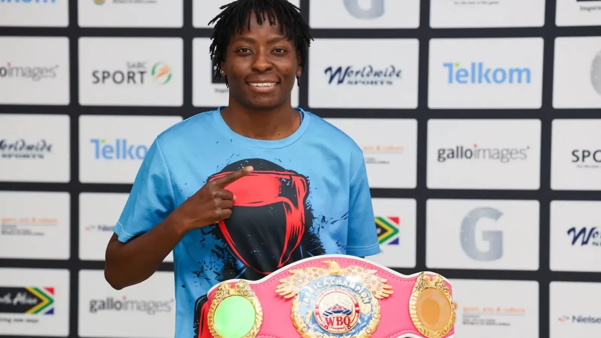 Simangele Hadebe ready to defend her WBO All Africa flyweight Title Simangele Hadebe ready to defend her WBO All Africa flyweight Title