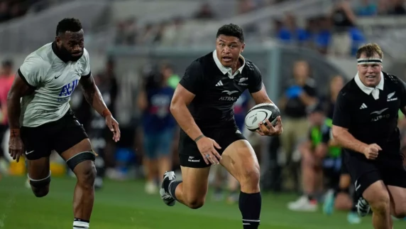 All Blacks score seven tries in commanding win over Fiji in San Diego