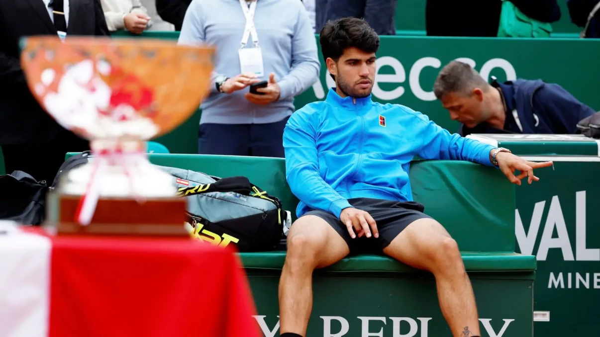 Dejected Carlos Alcaraz admits he was outclassed in Monte Carlo Masters final Dejected Carlos Alcaraz admits he was outclassed in Monte Carlo Masters final