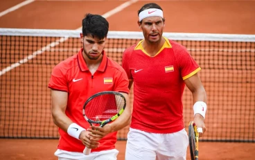 Carlos Alcaraz and Rafael Nadal