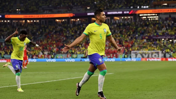 Casemiro's late winner sends Brazil through in Qatar