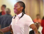 Caster Semenya during the 2024 SPAR Grand Prix Awards at Red Roman Shed on November 05, 2024 in Johannesburg, South Africa.