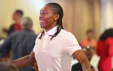 Caster Semenya during the 2024 SPAR Grand Prix Awards at Red Roman Shed on November 05, 2024 in Johannesburg, South Africa.