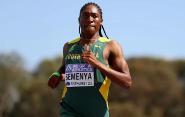 Olympic 800m gold medallist, Caster Semenya