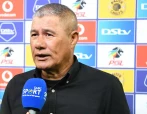 Kaizer Chiefs caretaker coach Cavin Johnson .during the DStv Premiership match between Kaizer Chiefs and Mamelodi Sundowns at FNB Stadium on May 02, 2024 in Johannesburg, South Africa.