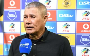 Kaizer Chiefs caretaker coach Cavin Johnson .during the DStv Premiership match between Kaizer Chiefs and Mamelodi Sundowns at FNB Stadium on May 02, 2024 in Johannesburg, South Africa.