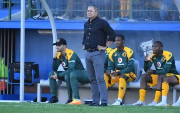 Cavin Johnson (Head Coach) of Kaizer Chiefs during the DStv Premiership match between Cape Town City FC and Kaizer Chiefs at Athlone Stadium on March 30, 2024 in Cape Town, South Africa.