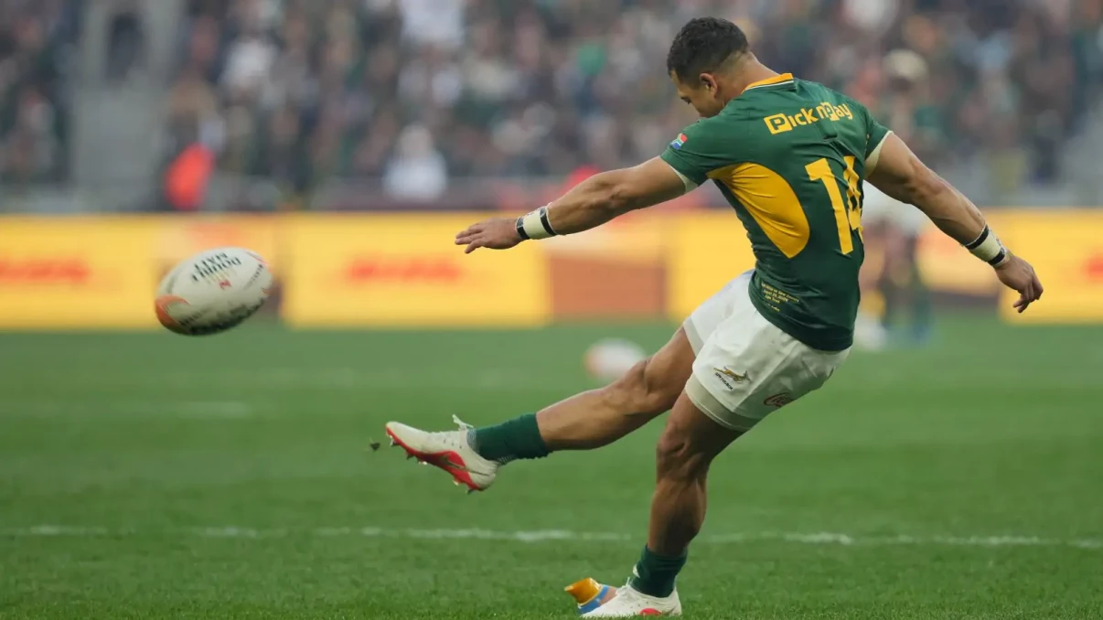 Flawless Cheslin Kolbe trusting the process during kicking duties Flawless Cheslin Kolbe trusting the process during kicking duties