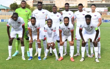 Chippa United team photo during the DStv Premiership match between Polokwane City and Chippa United at Old Peter Mokaba Stadium on March 30, 2024 in Polokwane, South Africa.