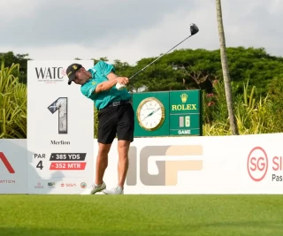 South African golf rising star Christiaan Maas