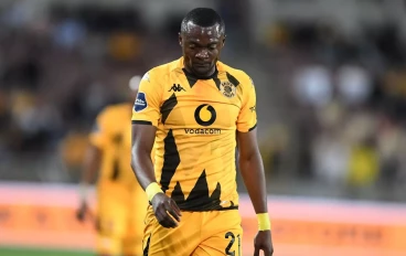 Christian Saile of Kaizer Chiefs during the DStv Premiership match between Kaizer Chiefs and TS Galaxy at Peter Mokaba Stadium on May 07, 2024 in Polokwane, South Africa.