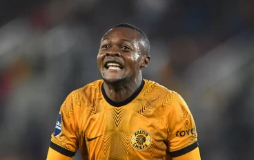 Christian Saile of Kaizer Chiefs celebrates team goal during the DStv Premiership match between Kaizer Chiefs and Royal AM at Peter Mokaba Stadium on January 29, 2023 in Polokwane, South Afri