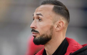 Samir Nurković during the DStv Premiership match between Polokwane City and TS Galaxy at Old Peter Mokaba Stadium on May 25, 2024 in Polokwane, South Africa.