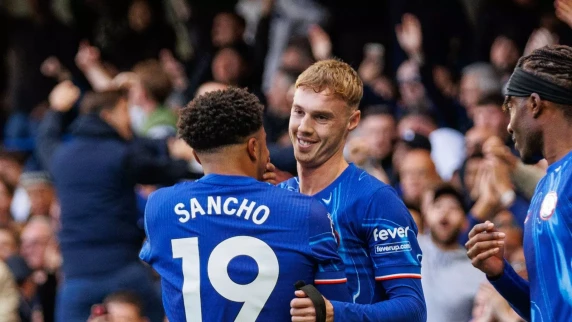 Jadon Sancho hails Cole Palmer after record-breaking four-goal first-half bonanza