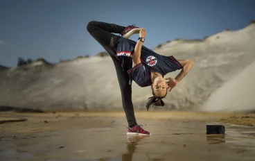 South African breakdancer Courtnae Paul