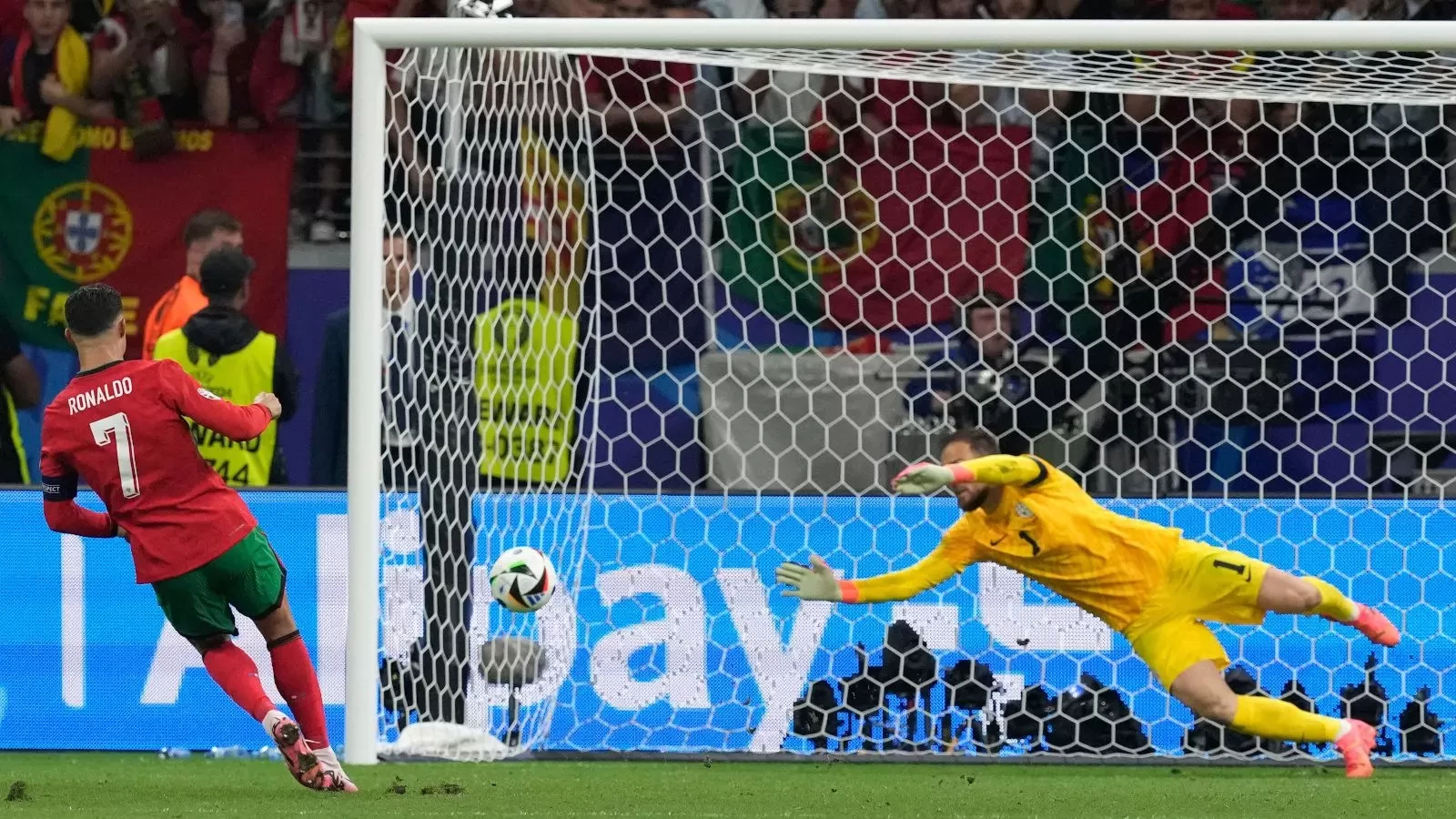 Portugal goalkeeper saves three in penalty shootout win over Slovenia ...