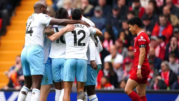 Courageous Crystal Palace stun Liverpool at Anfield