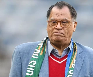 Danny Jordaan during the international friendly match between South Afria and DR Congo at Orlando Stadium on September 12, 2023 in Johannesburg, South Africa.