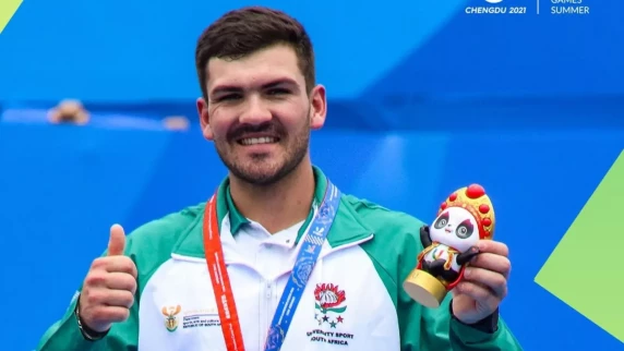 Archer Christian de Klerk jubilant after winning Africa’s first medal at the World University