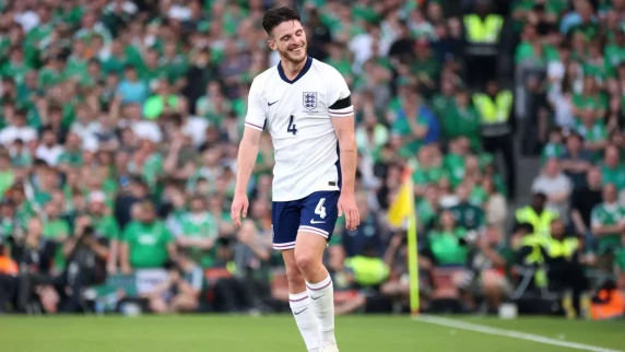 Declan Rice happy with England display on return to native Ireland